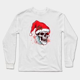 Christmas Skulls Long Sleeve T-Shirt